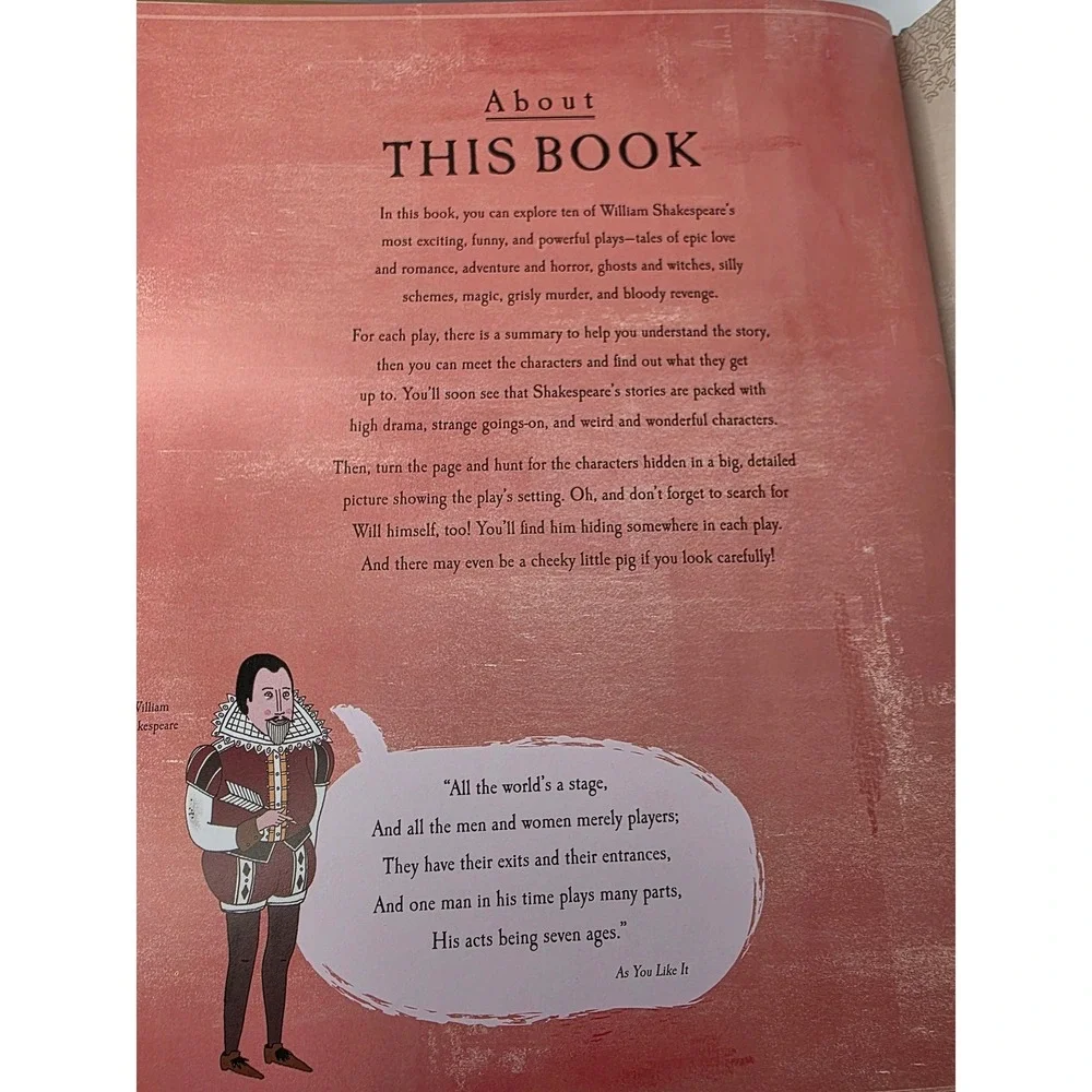 Wheres Will? Find Shakespeare Hidden In His Plays Anna Claybourne Hardcover Book